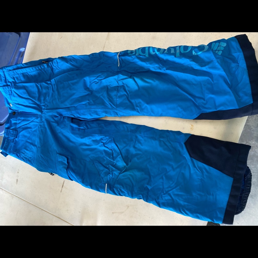 Columbia youth sz8 snow pant
